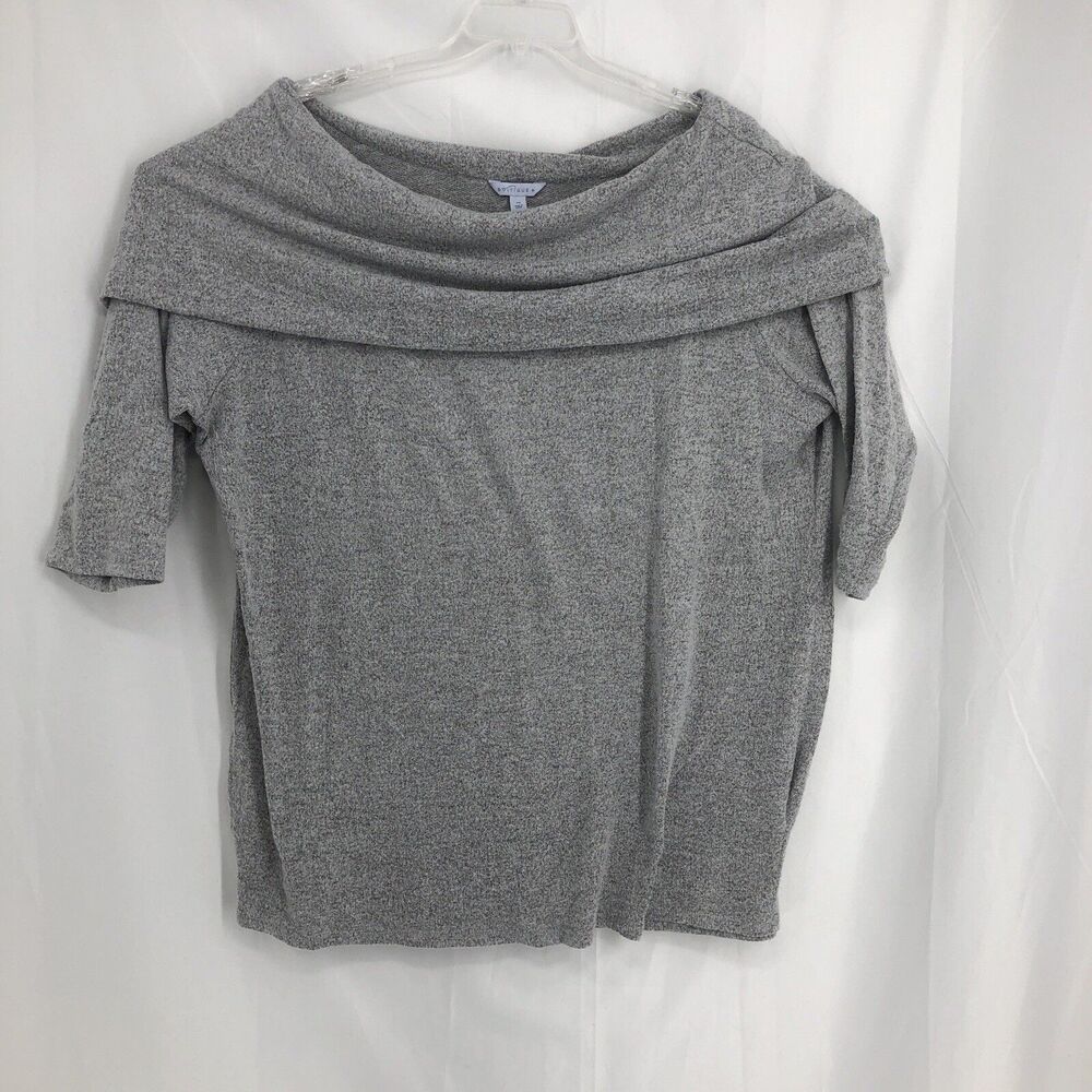 Boutique Plus Gray Plus Size Sweater Holiday Party Size 4XL